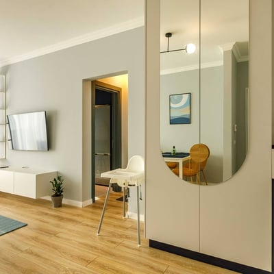 Rent of a modern furnished 2-room apartment, 58 m², Mamaia, Romania